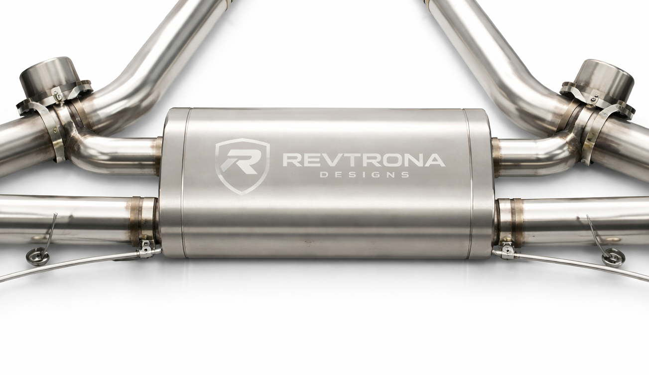 REVTRONA Stainless Steel Catback Exhaust – BMW G30 540i - Apex Car Modifications Australia