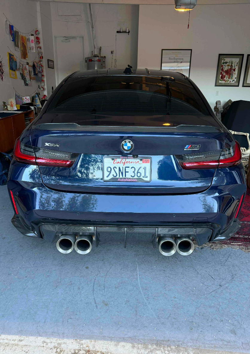 BMW Carbon Fiber Rear Diffuser G80/G82 - Apex Car Modifications Australia