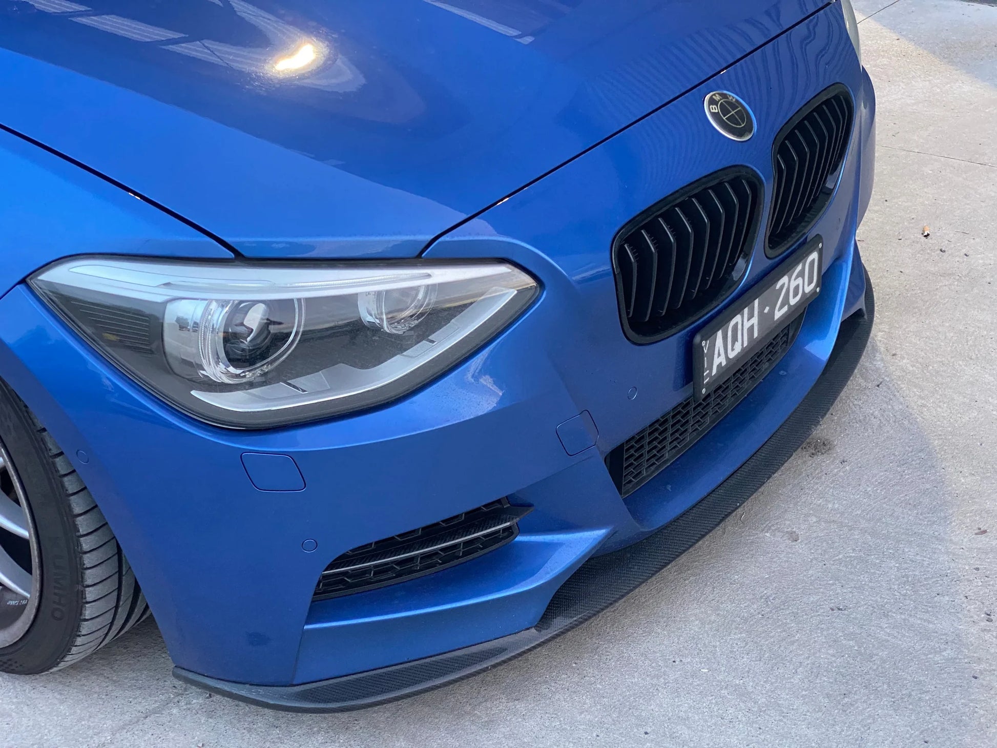 BMW 1 Series F20/F21 Carbon Front Bumper - Apex Car Modifications Australia